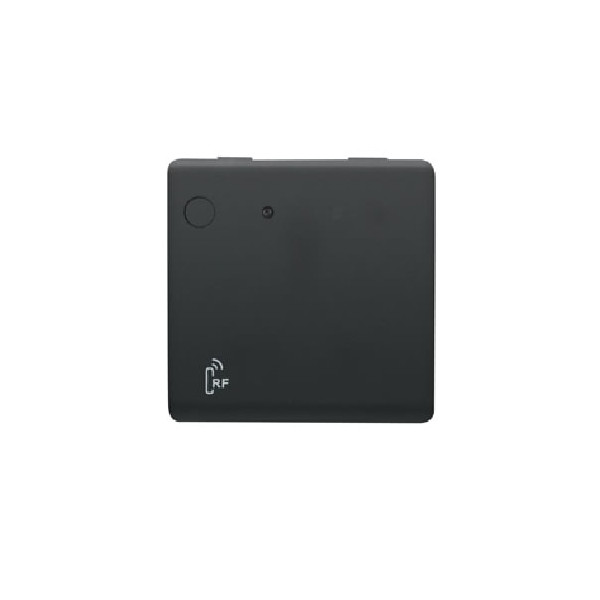 Gewiss radio frequency output module 1 channel 16a 250v 2 modules gw21981 system black/black